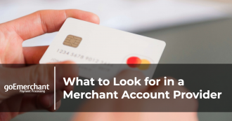 Merchant account provider
